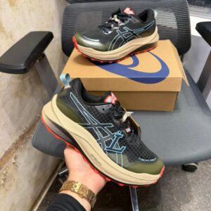 Asics Trabuco max black green